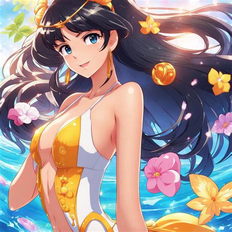 Disney Princess Melody Swimsuit Black Hair By Megasonic1000 On Deviantart