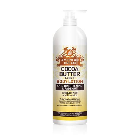 American Dream Cocoa Butter Lemon Body Lotion 16oz