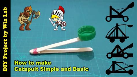 Catapult Simple And Basic How To Make Catapult With Popsicle Sticks Diy Project By Wiz Lab