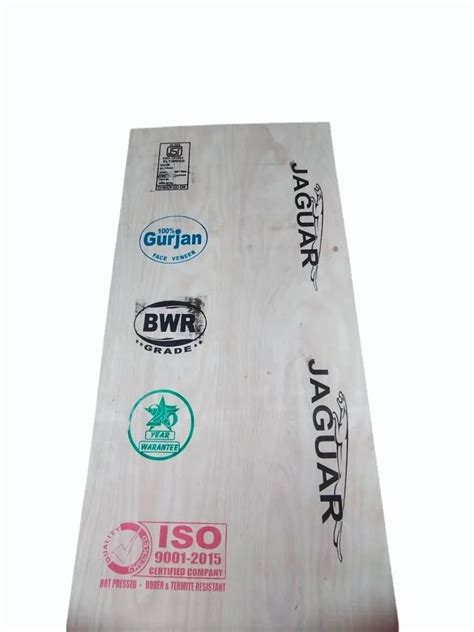 Jaguar BWR Grade Gurjan Face Veneer Plywood For Furniture 1 Inch At