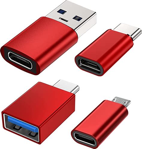 Usb C To Usb Adapter 4 Pack 31 Usb C Female To Usb Male