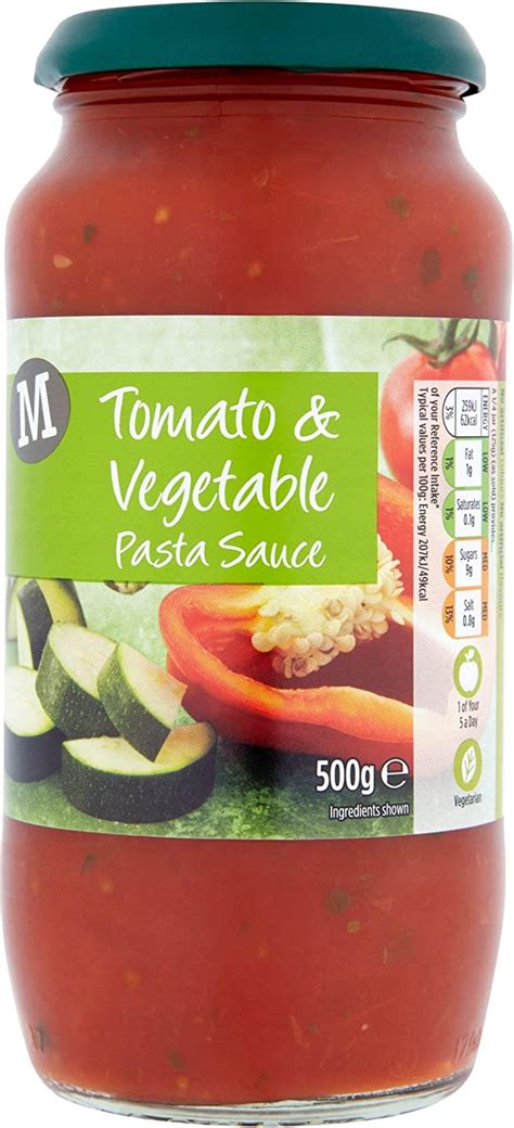 Morrisons Vegetable Pasta Sauce 500g Uk Grocery