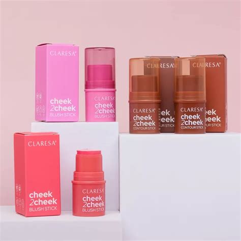 Claresa Cheek 2 Cheek Róż w Sztyfcie 02 Neon Coral sklep Cocolita