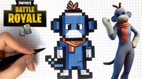 44 Top Idées De Pixel Art Fortnite