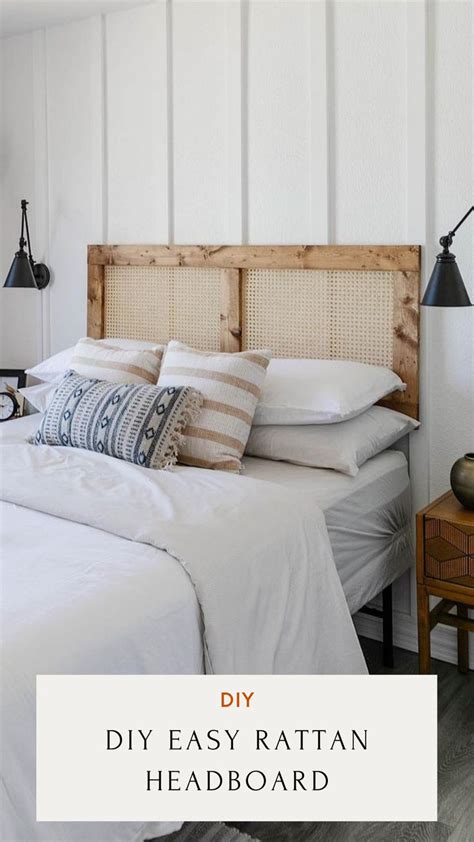 DIY Rattan Headboard DIY Headboard Ideas Headboard Ideas For Bedroom in ...