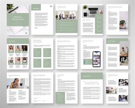 New Employee Welcome Packet Canva Template Onboarding Etsy Australia