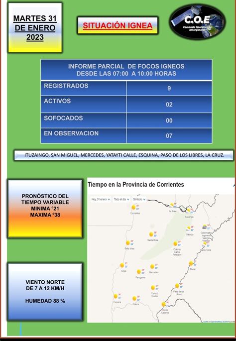 Corrientes Registró Nueve Focos De Incendio Hay Dos Activos