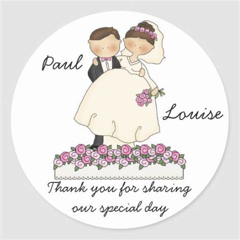 Couple Wedding Stickers Labels Results Zazzle Wedding