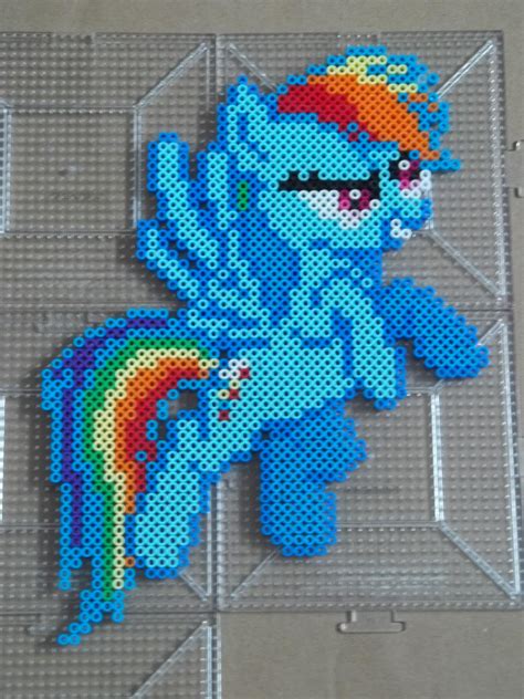 Rainbow Dash Perler By The Original Kopii On Deviantart