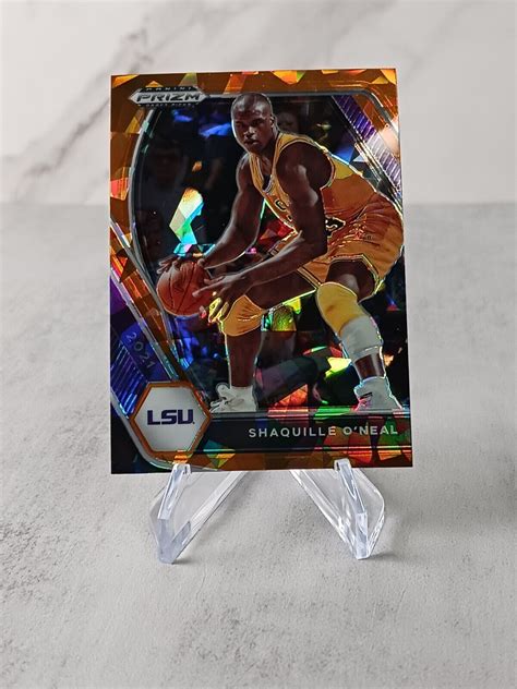 2021 22 Panini Draft Picks SHAQUILLE O NEAL Orange Cracked Ice SP EBay