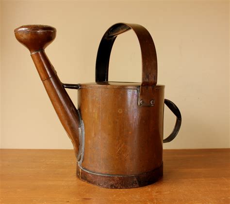 19th Century French Garden Watering Can Antique Copper Arrosoir