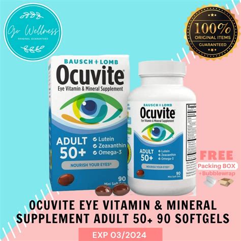 Jual Ocuvite Adult Vitamin Mata Lutein Zeaxanthin Omega