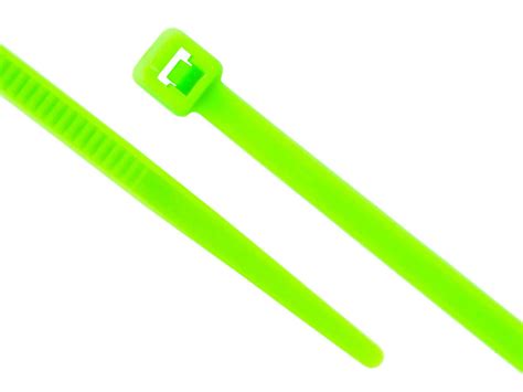 4 Inch Neon Green Mini Cable Tie - 100 Pack - Secure™ Cable Ties