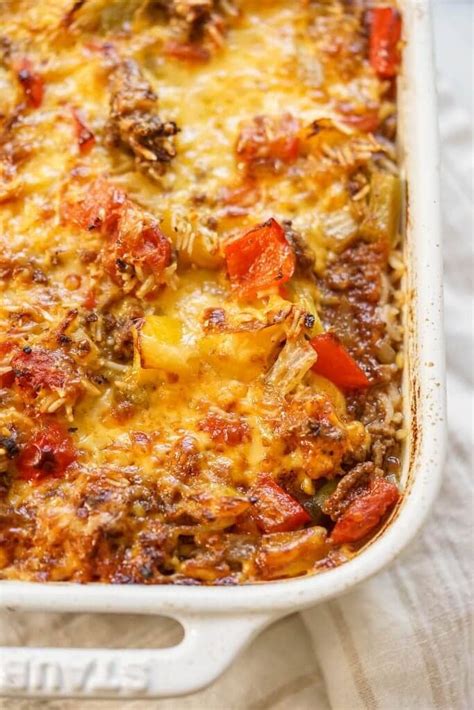 Stuffed Bell Pepper Casserole Bowl Me Over