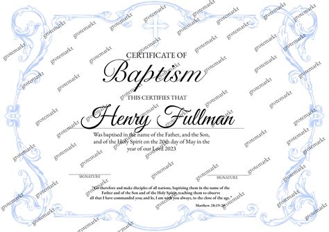 Editable Baby Dedication Certificate Template, Child Dedication ...