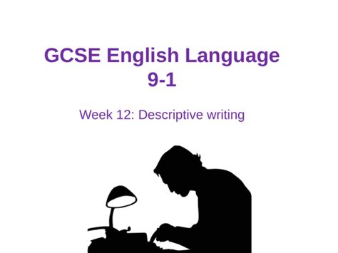 Gcse English Language 9 1 Descriptive Writing Updated Teaching Resources