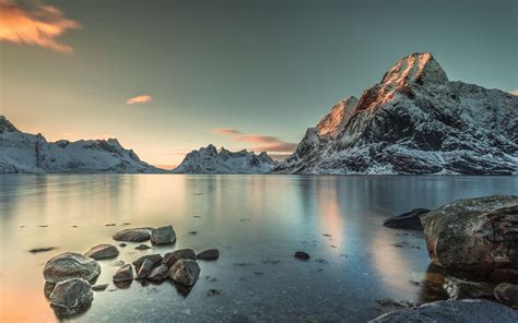 Fond Decran Paysage Mer Baie Roche La Nature Rive Reflexion Images