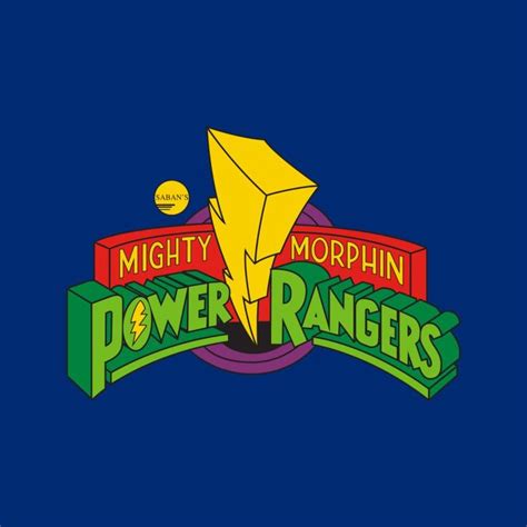 Power Rangers Classic Mighty Morphin Logo All Every Power Rangers