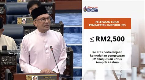 Belanjawan Pelepasan Cukai Rm Untuk Pengecas Ev Dilanjut