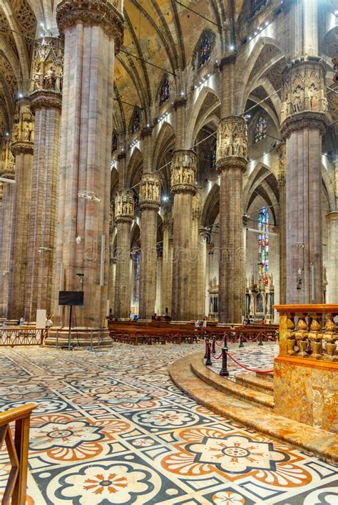 MILANO ITALY JULY 19 2019 Interior Of Duomo Cathedral In Mil