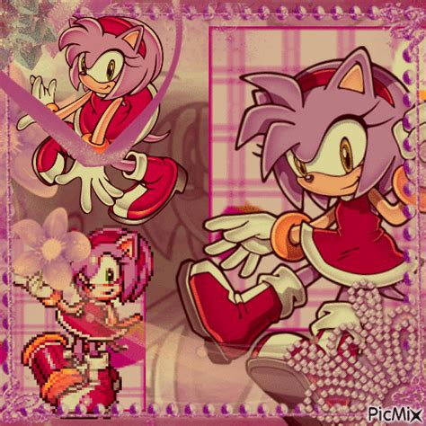 Amy Rose Free Animated  Picmix