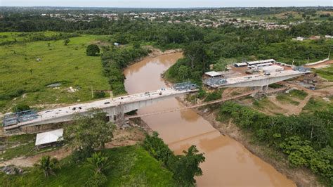 Ponte do Anel Viário atinge 80 e deve garantir novo acesso entre