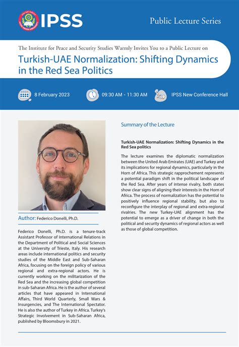 Turkish Uae Normalization Shifting Dynamics In The Red Sea Politics Ipss