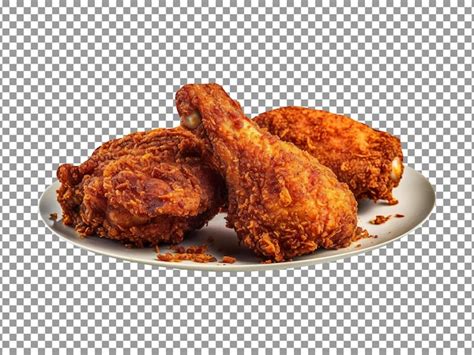 Delicioso Frango Frito Chipotle Isolado Em Fundo Transparente Psd Premium