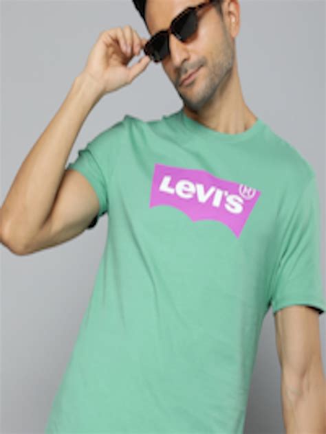 Buy Levis Brand Logo Printed Pure Cotton T Shirt - Tshirts for Men ...