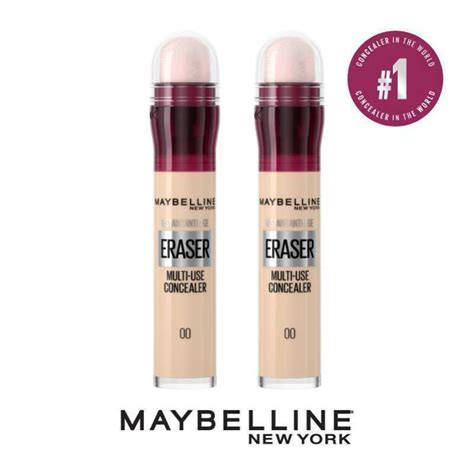 Maybelline Instant Anti Age Eraser Set Liquid Concealer 00 Ivory 2x6ml