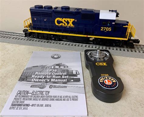 Mavin Lionel Csx Lionchief Gp38 Locomotive Cab 2705 From Set 6 83974