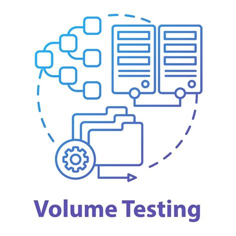 Volume Testing Concept Icon Software Development Stage Idea Thin Line