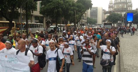 G Garis Em Greve Fazem Passeata No Centro Do Rio Not Cias Em Rio