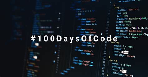 100 Days of Code