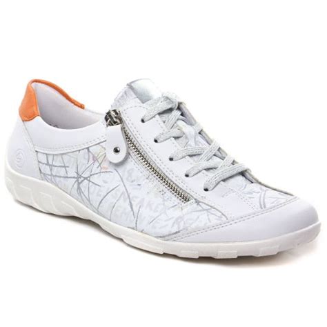 Remonte R3406 81 Weiss Multi tennis blanc argent printemps été 2023