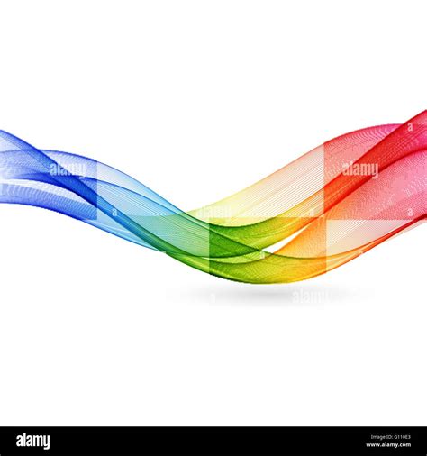 Vector Abstract color wave background. Rainbow wave Stock Vector Image & Art - Alamy