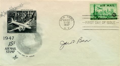 Enola Gay Crew Jacob Beser First Day Cover Signed Historyforsale