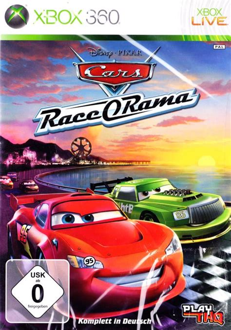 DisneyPixar Cars Race O Rama 2009 PlayStation 2 Box Cover Art