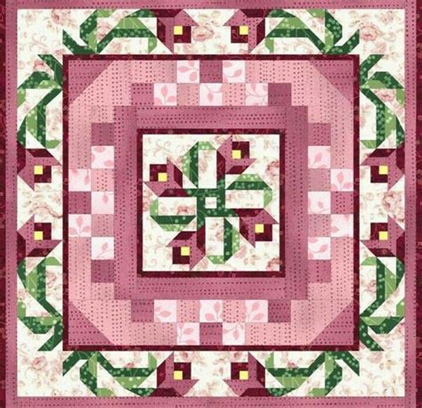 Pin By Kay Waldron On A QUILT FLOWERS Flower Quilts Patchwork Quilt