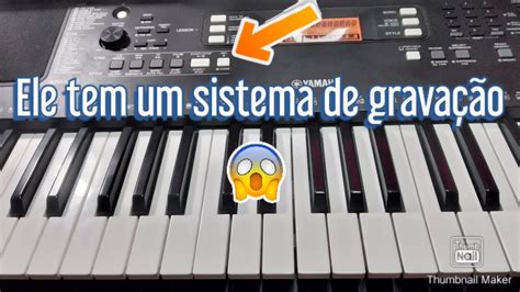 Sistema de Gravação Yamaha Psr e 363 YouTube