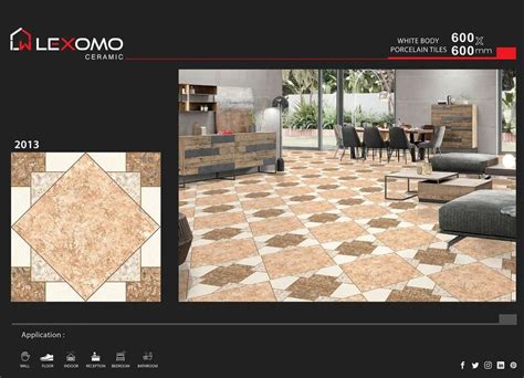 Lexomo Digital Porcelain Tiles Thickness 8 10 Mm Size Medium At