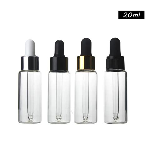 300Pcs Lot 20ml Glass Dropper Perfume Bottle Empty Cosmetic Container