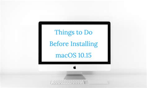 10 choses à faire avant d installer la version bêta de macOS Catalina