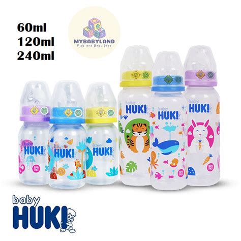 Jual HUKI Baby Botol Susu Dot Nipple Silicone Gepeng Bulat ROUND