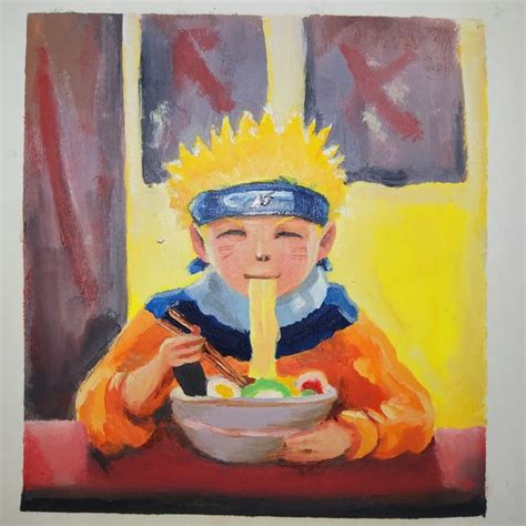 Oil painting of naruto | Painting, Art, Oil painting