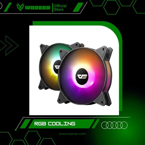 Jual Aigo DarkFlash C6 Aurora Spectrum RGB Rainbow LED 12CM Case Fan