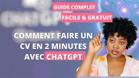 Tuto Comment Faire Un Cv Luxembourg Rapidement Avec Chatgpt Trouver