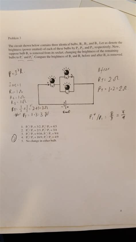 Solved Problem The Circuit Shown Below Contains Three Chegg