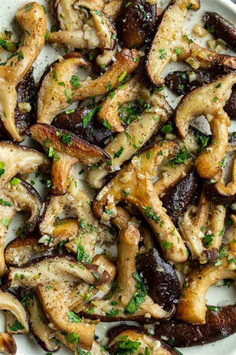 Sautéed Shiitake Mushrooms Food With Feeling