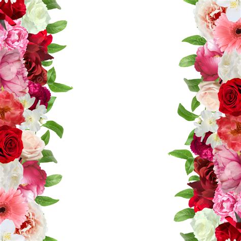 Floral Flowers Frame Vector Hd Png Images Frame Of Flowers Birthday